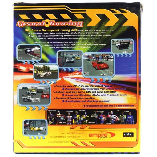 Grand Touring (PC Big Box, 1998, Elite Systems) - Image 2