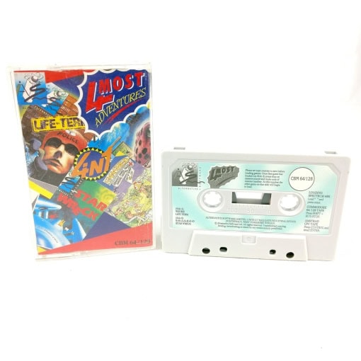 4 Most Adventures (C64, Cassette) - Image 2