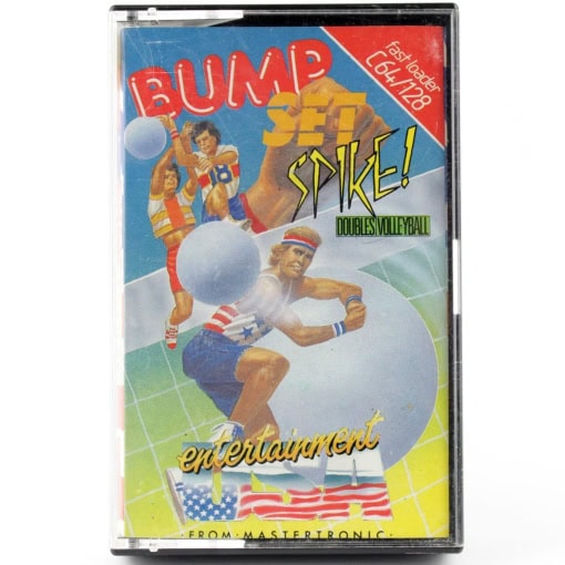 Bump, Set, Spike! Doubles Volleyball (C64, Cassette)