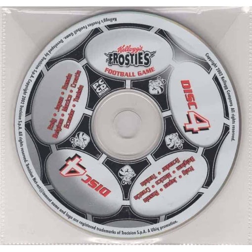 Kellogg's Frosties Football Game Disc 4 (PC - CD)