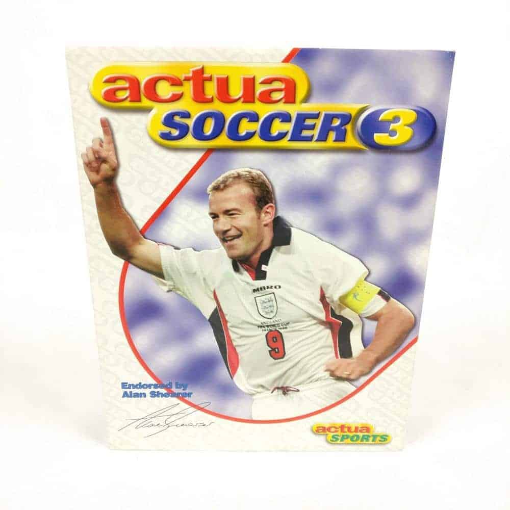 Jeu PC Actua Soccer Football - Version Française En Big Box (boîte Carton), état Correct