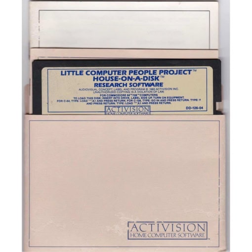 Little Computer People (C64 - Disk)