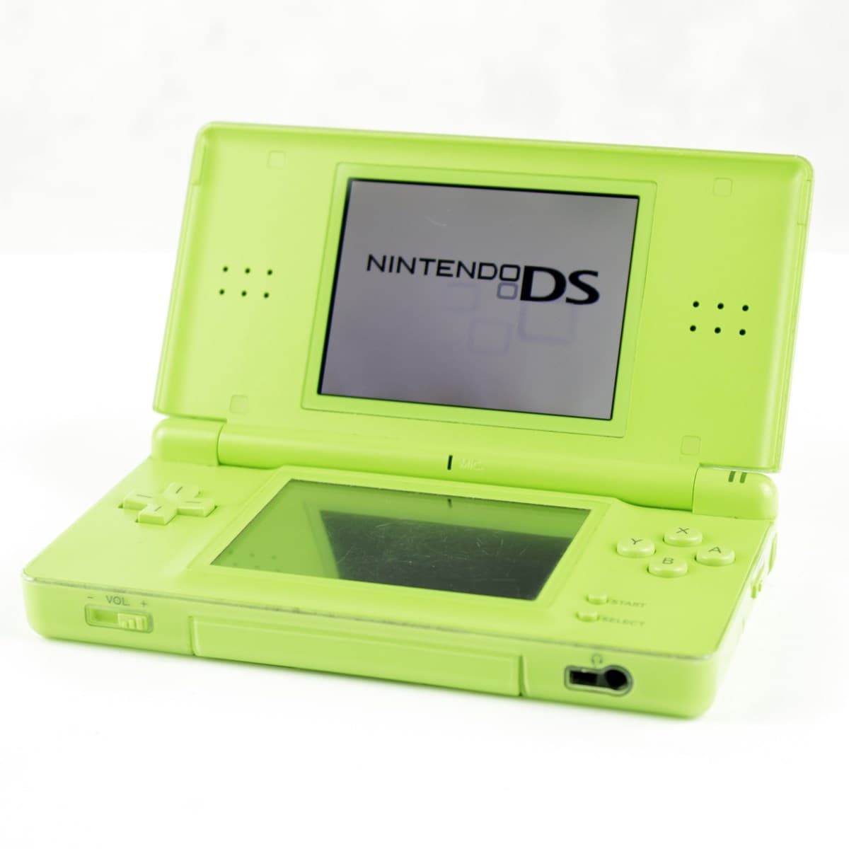 Nintendo DS Lite Konsol (Lime Grøn) oplader - - Køb her