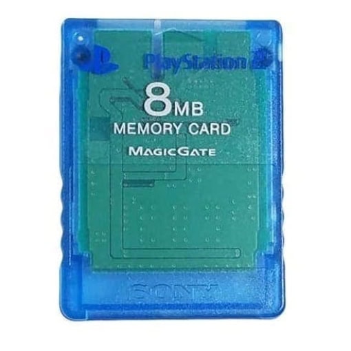 Sony 8MB Memory Card til Playstation 2 - Blå