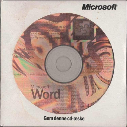 Microsoft Word 2002 + Microsoft Work 7.0 (PC - Dansk)