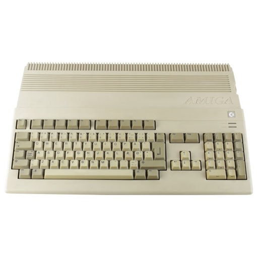 Amiga 500 m. Kickstart 1.3, inkl. strømforsyning