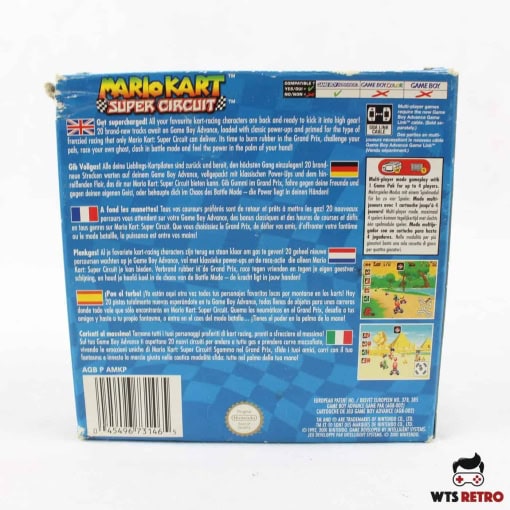 Mario Kart: Super Circuit (Game Boy Advance) kasse og manual
