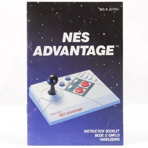 NES Advantage Instruction Booklet