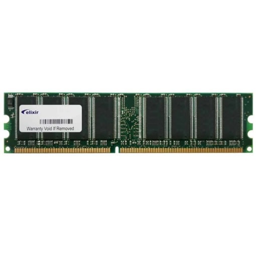 Elixir 256MB DDR400 RAM PC3200U - M1U25664DS88C3G-5T