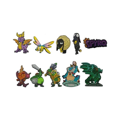 Spyro the Dragon Pin Badge Set