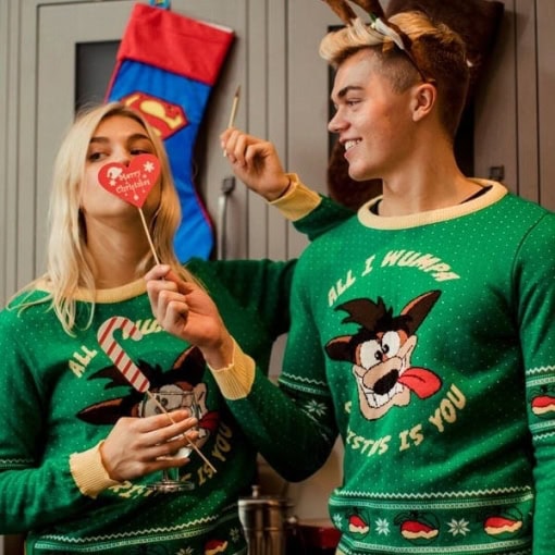 Crash Bandicoot Christmas Jumper
