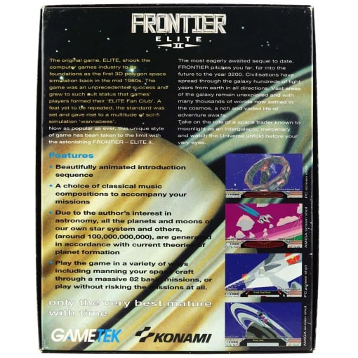 Frontier: Elite II (Amiga, Big Box) - Image 2