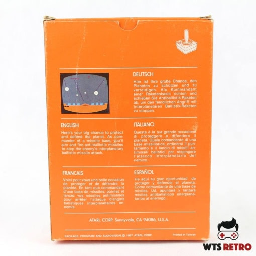 Missile Command (Atari 2600 - Boxed)