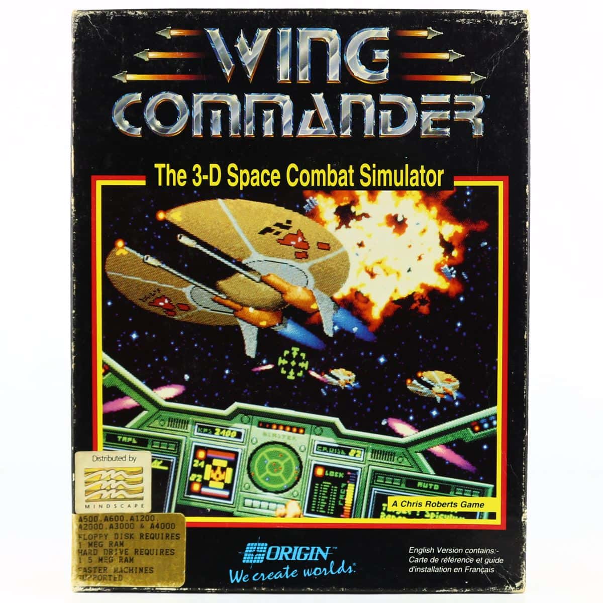 WING COMMANDER / Amiga / German version / Original Retro Boxed Game