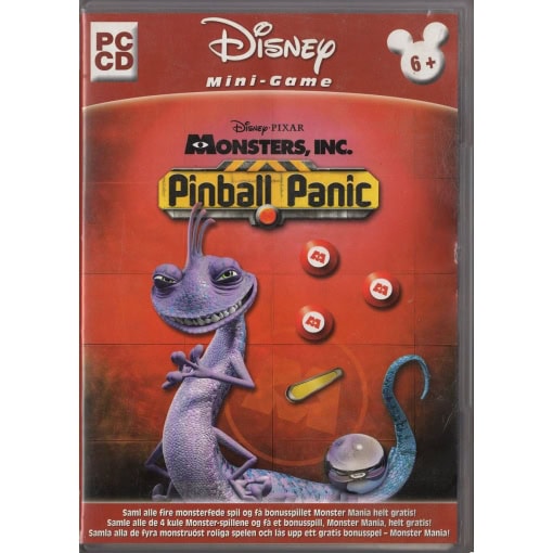 Disney•Pixar: Monsters Inc. Pinball Panic Mini Game (PC)