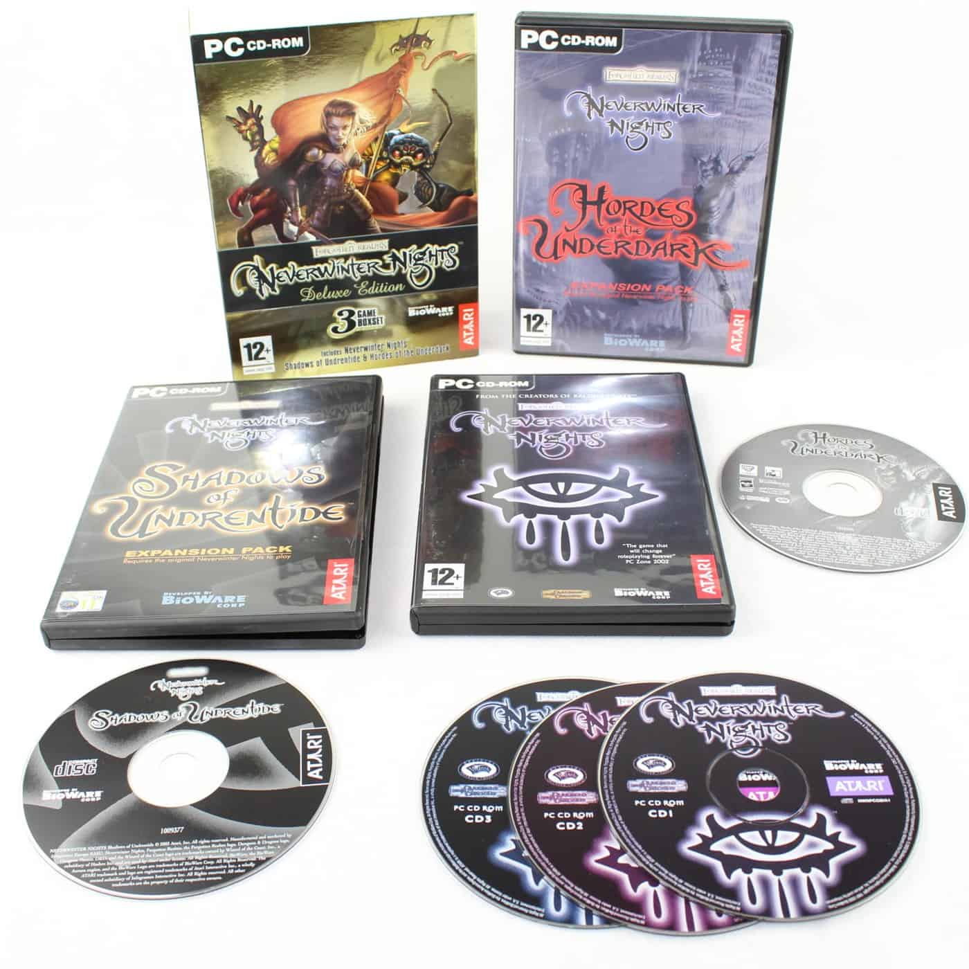 Jeu PC : Neverwinter Nights - Forgotten Realms - Boîte Petite FR - Atari - Bon état - Rétro