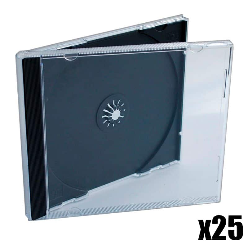 25x CD Jewelcase / CD hylster billige brugte jewelcases til opbevaring