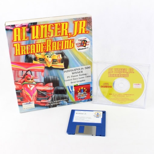 Al Unser, Jr. Arcade Racing (PC Big Box, 1995, Mindscape) - Image 3