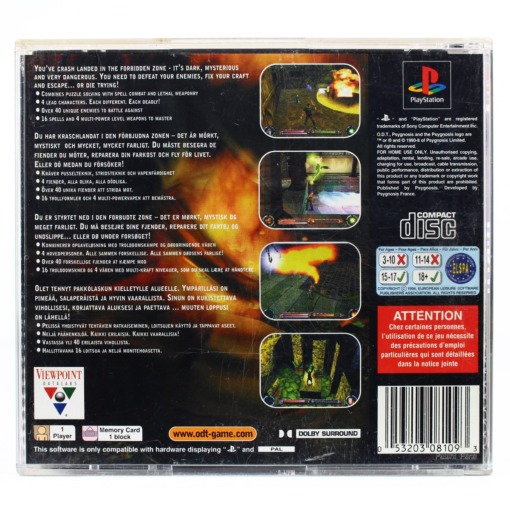 O.D.T.: Escape... or Die Trying (PS1) - Image 2