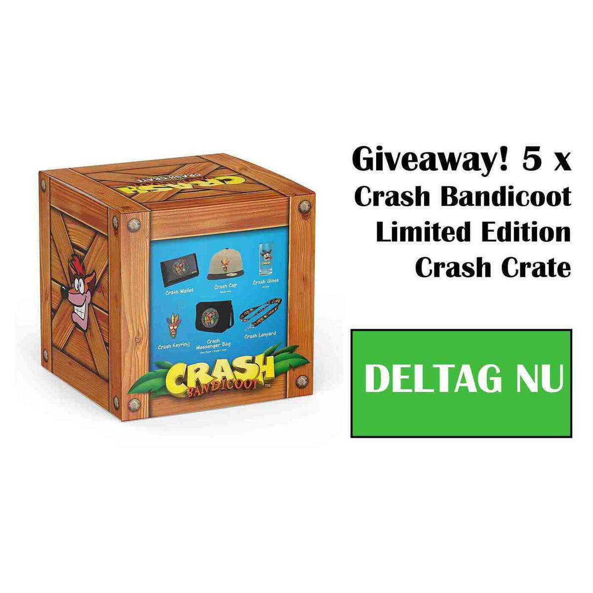 Crash Bandicoot Limited Edition Crates Giveaway