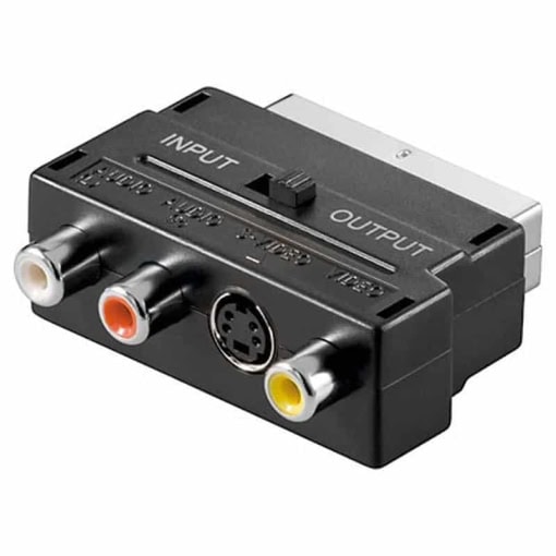 Scart Adapter m. S-Video