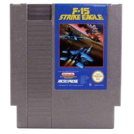 F-15 Strike Eagle (Nintendo NES, PAL-B, SCN)