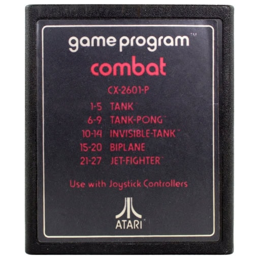 Combat (Atari 2600 - Tekst label)