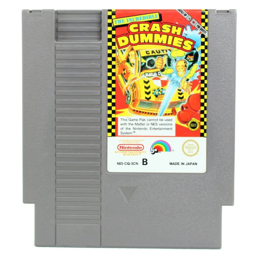 The Incredible Crash Dummies (Nintendo NES, PAL-B, SCN)