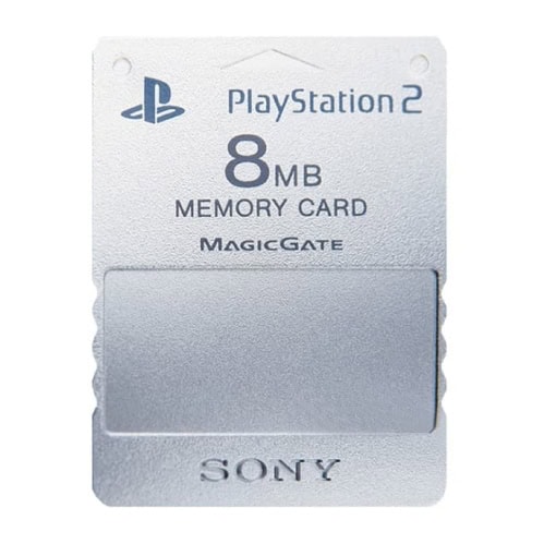 Sony 8MB Memory Card til Playstation 2 - Silver