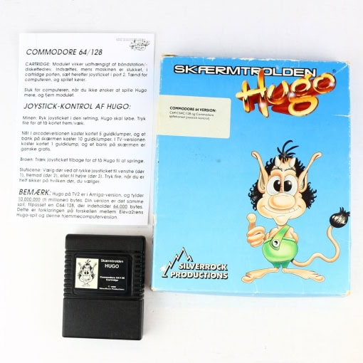Skærmtrolden Hugo (C64 Cartridge) - Komplet med kasse #2 - Image 3