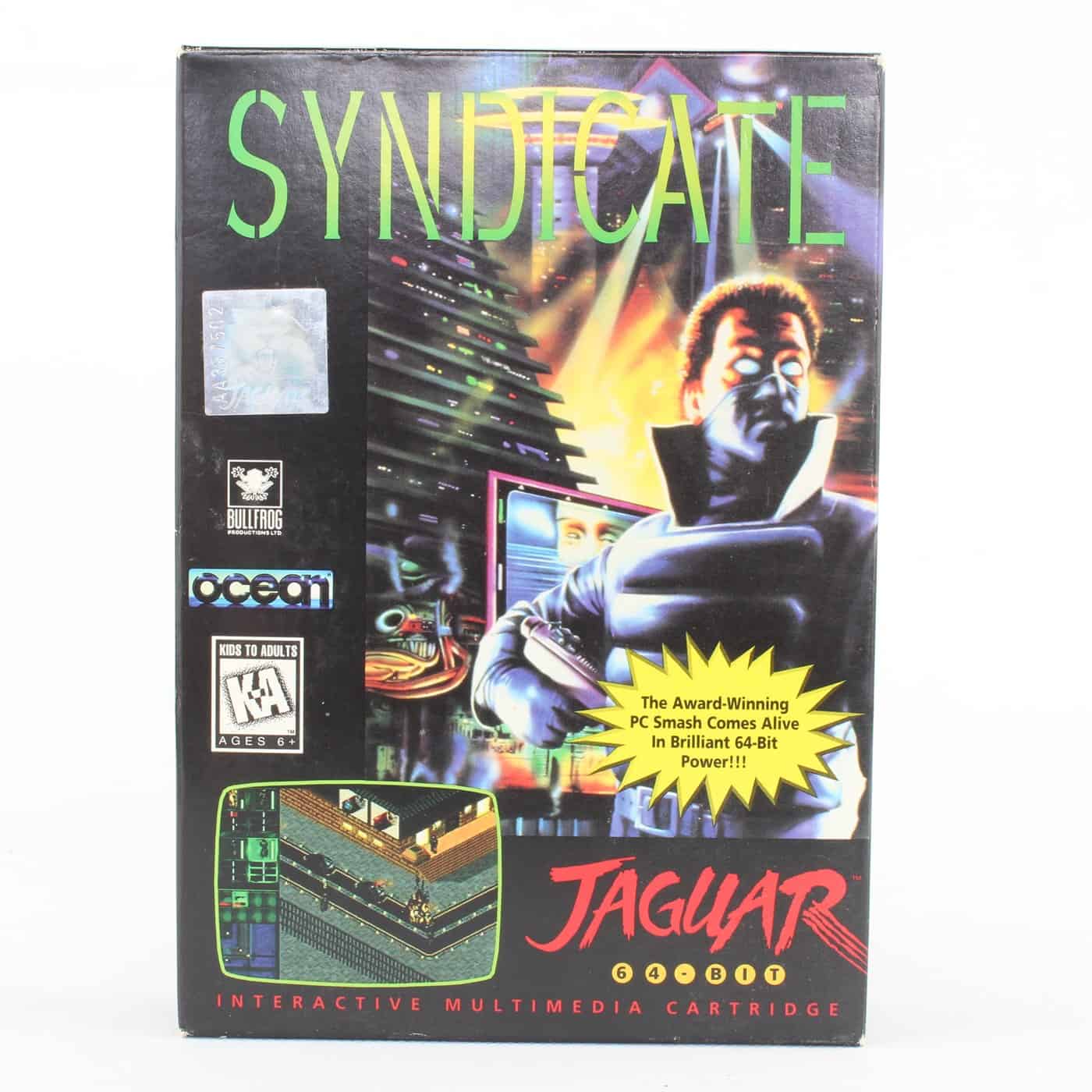 SYNDICATE - Atari Jaguar - NEUF sous blister + box cristal protection - Jeux vidéo