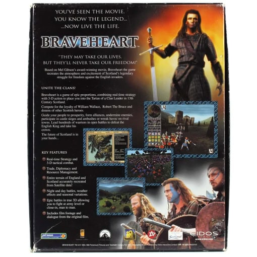 Braveheart (PC Big Box, 1999, Eidos Interactive) - Image 2