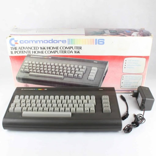 Commodore 16 m. kasse