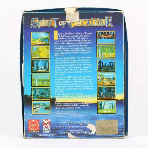 Spirit of Excalibur (PC Big Box, 1990, Synergistic Software)