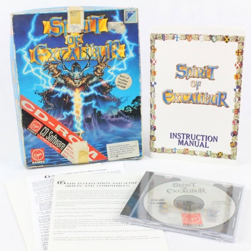 Spirit of Excalibur (PC Big Box, 1990, Synergistic Software)