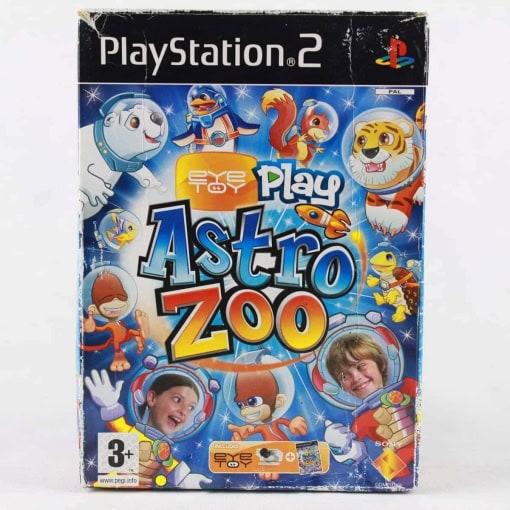 EyeToy: Play Astro Zoo (PS2) - inkl. boks og kamera