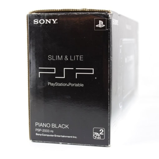 Sony PSP Slim konsol (Piano Black, PSP-2004, Boxed) - Image 4