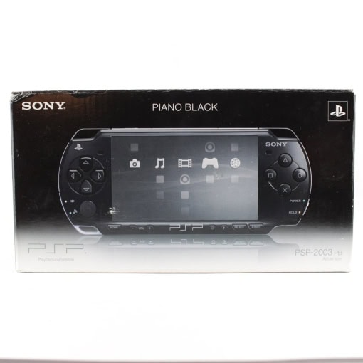 Sony PSP Slim konsol (Piano Black, PSP-2004, Boxed)
