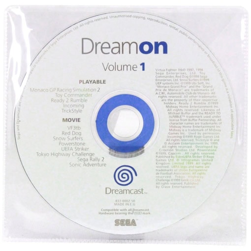 Dream On Volume 1 (SEGA Dreamcast)