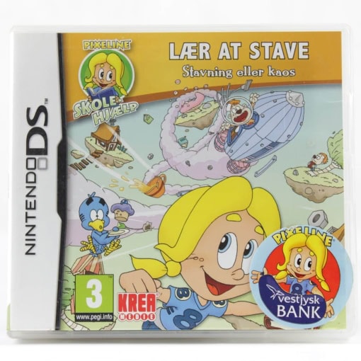 Pixeline Skolehjælp: Lær at stave - Stavning eller kaos (Nintendo DS)