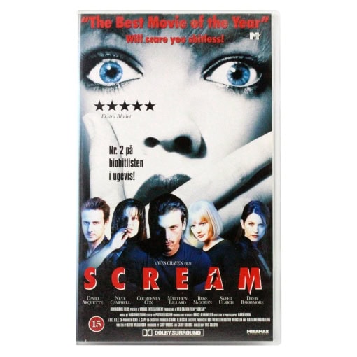 Scream (VHS - Dansk tekst)