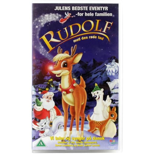 Rudolf med den røde tud (VHS - Dansk tale)