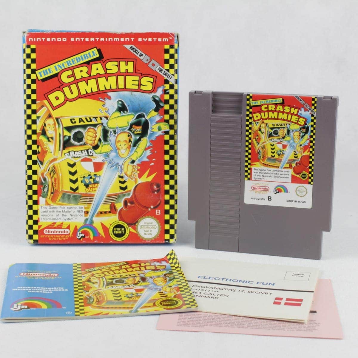 The Incredible Crash Dummies (Nintendo NES, Boxed, PALB, SCN)