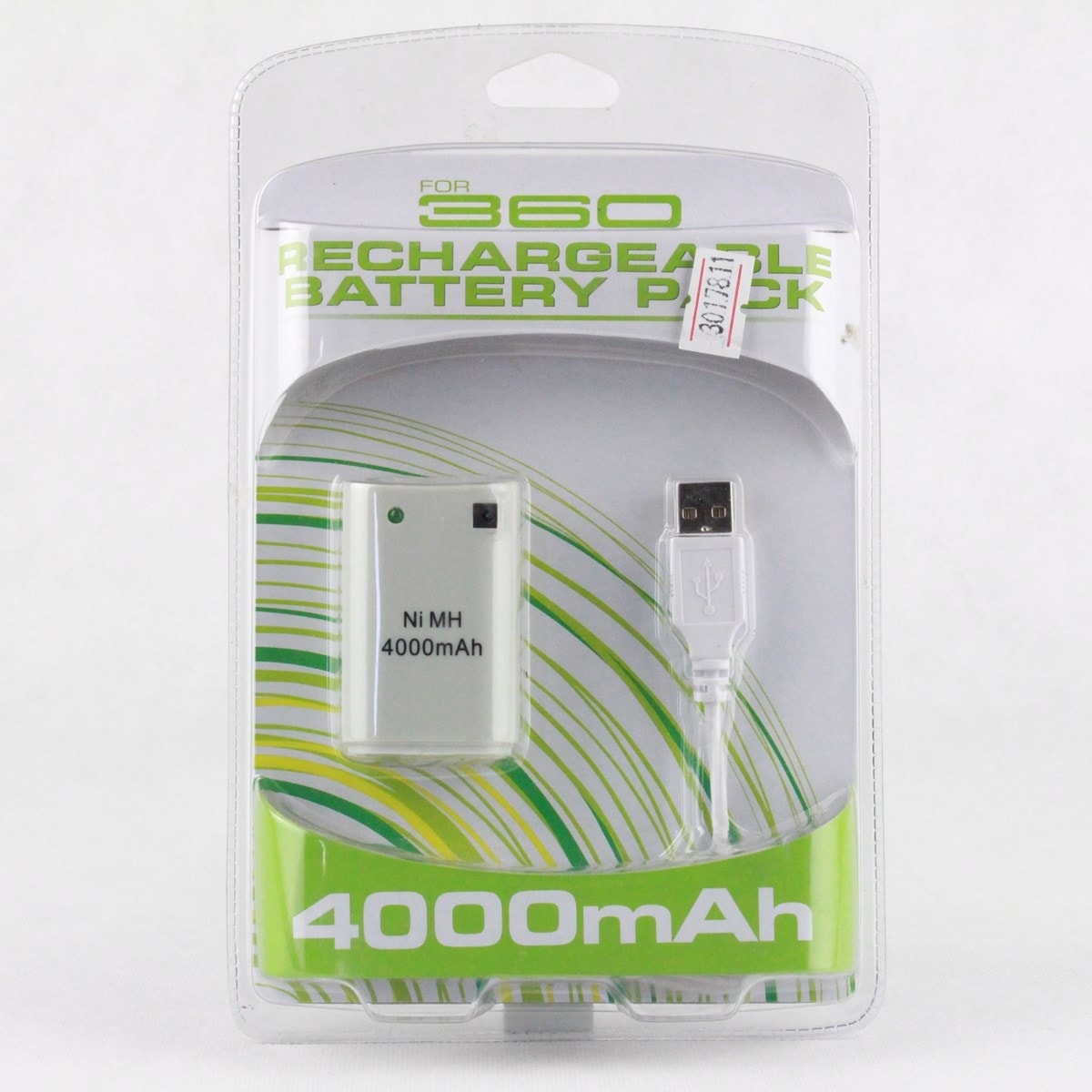 Xbox 360 Rechargeable Battery Pack 4000mAh WTS Retro