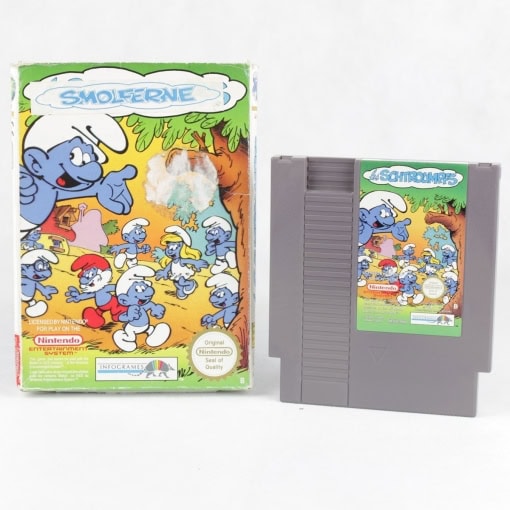 Smølferne (Les Schtroumpfs) - Nintendo NES, Boxed, PAL-B