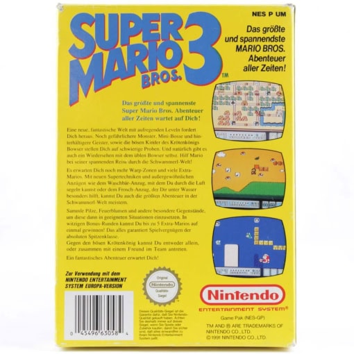 Super Mario Bros. 3 (Nintendo NES, Boxed, PAL-B) - Image 2