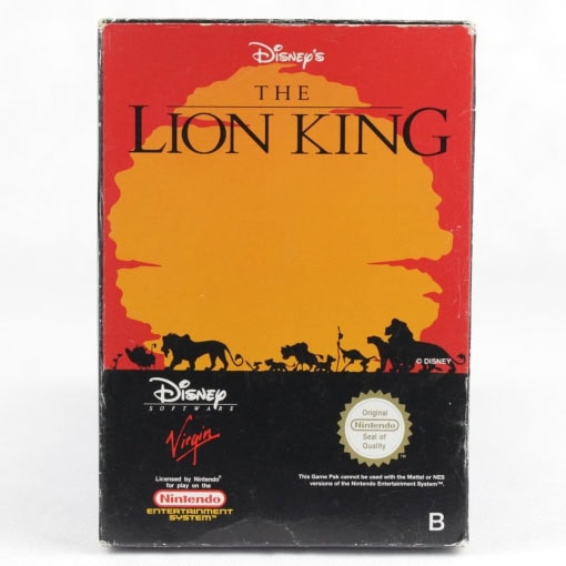 Disney's The Lion King (Nintendo NES, Boxed, PAL-B, SCN)