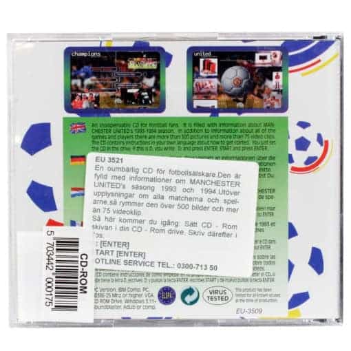 Soccer Superstars - Manchester United Interactive 1994 Champions CD-ROM (PC Jewelcase) - Image 2