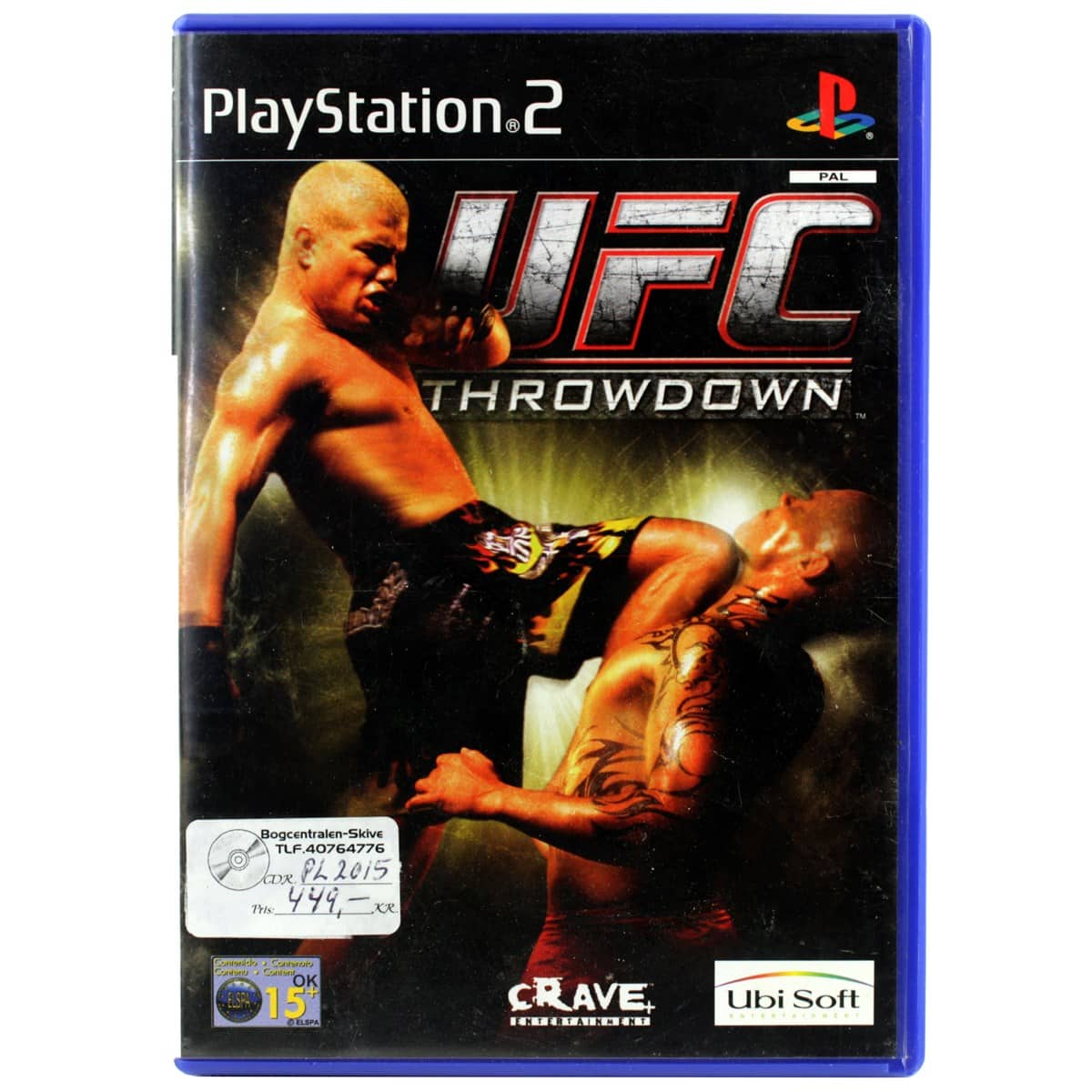UFC Throwdown Sur PS2 – Jeu Complet Sans Notice, état Correct, Baston Dans L'octogone