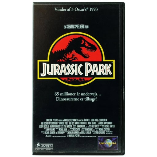 Jurassic Park (VHS - Dansk tekst)